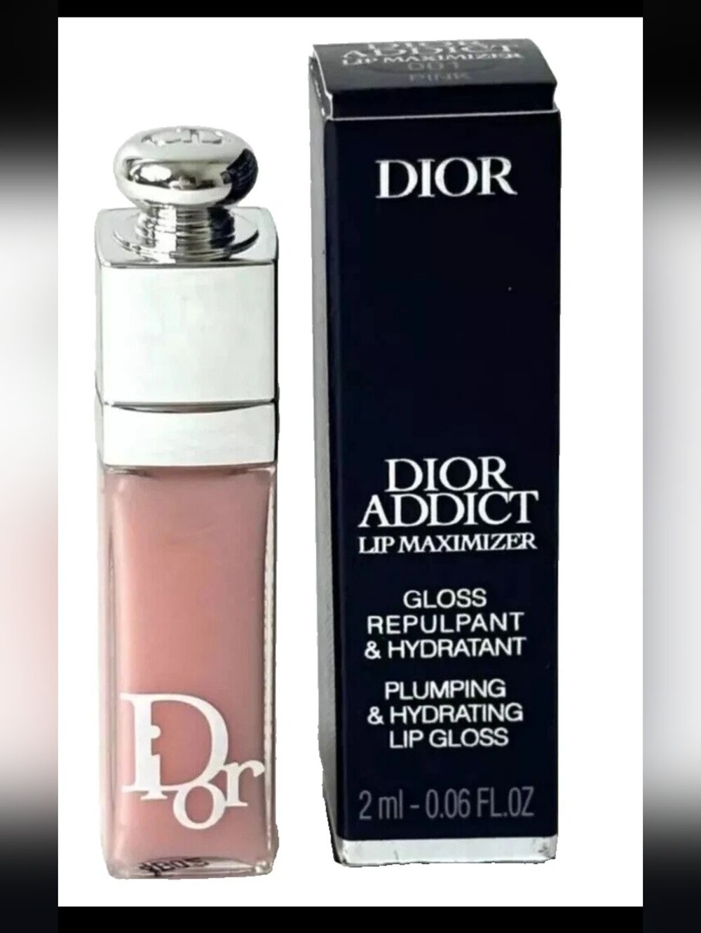 Dior Addict Lip Maximizer Gloss 001 PINK Travel Size 2 Ml - Picture 3 of 8